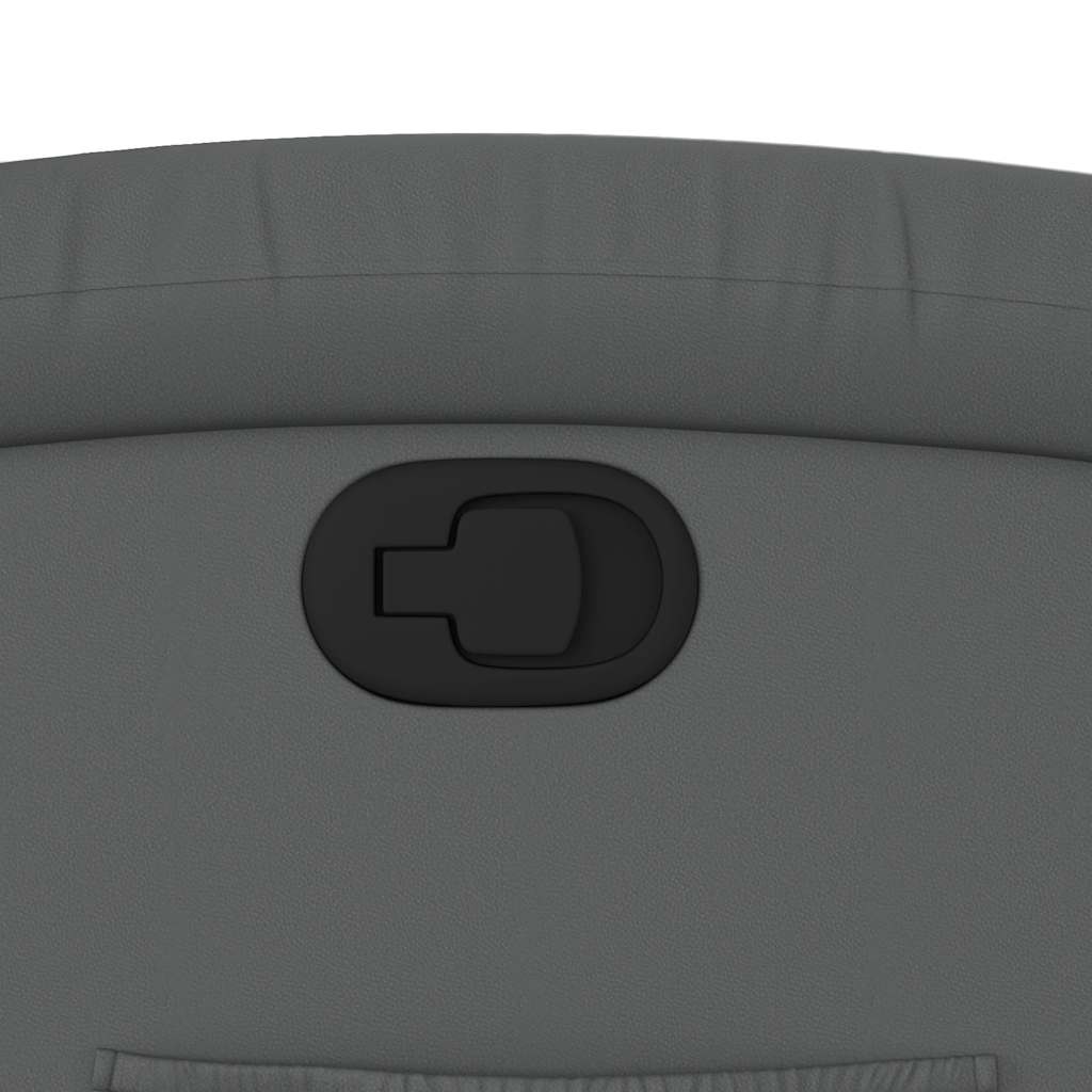 Fauteuil inclinable gris similicuir - XIOS