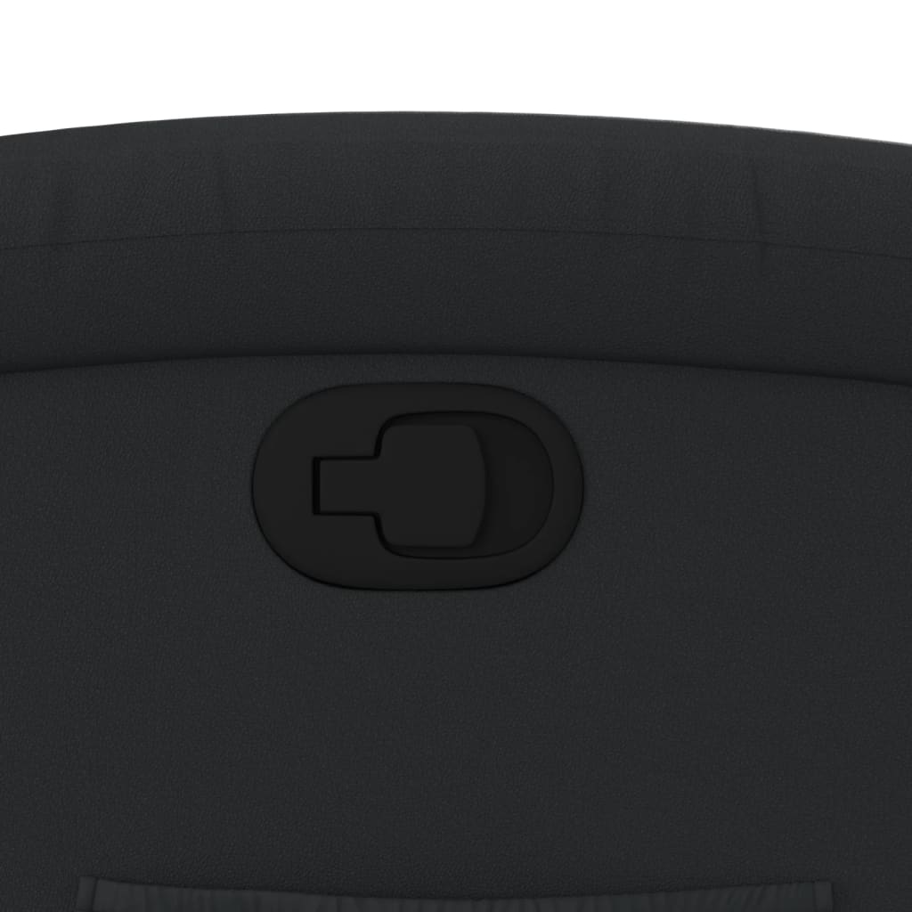 Fauteuil inclinable noir cuir véritable - XIOS