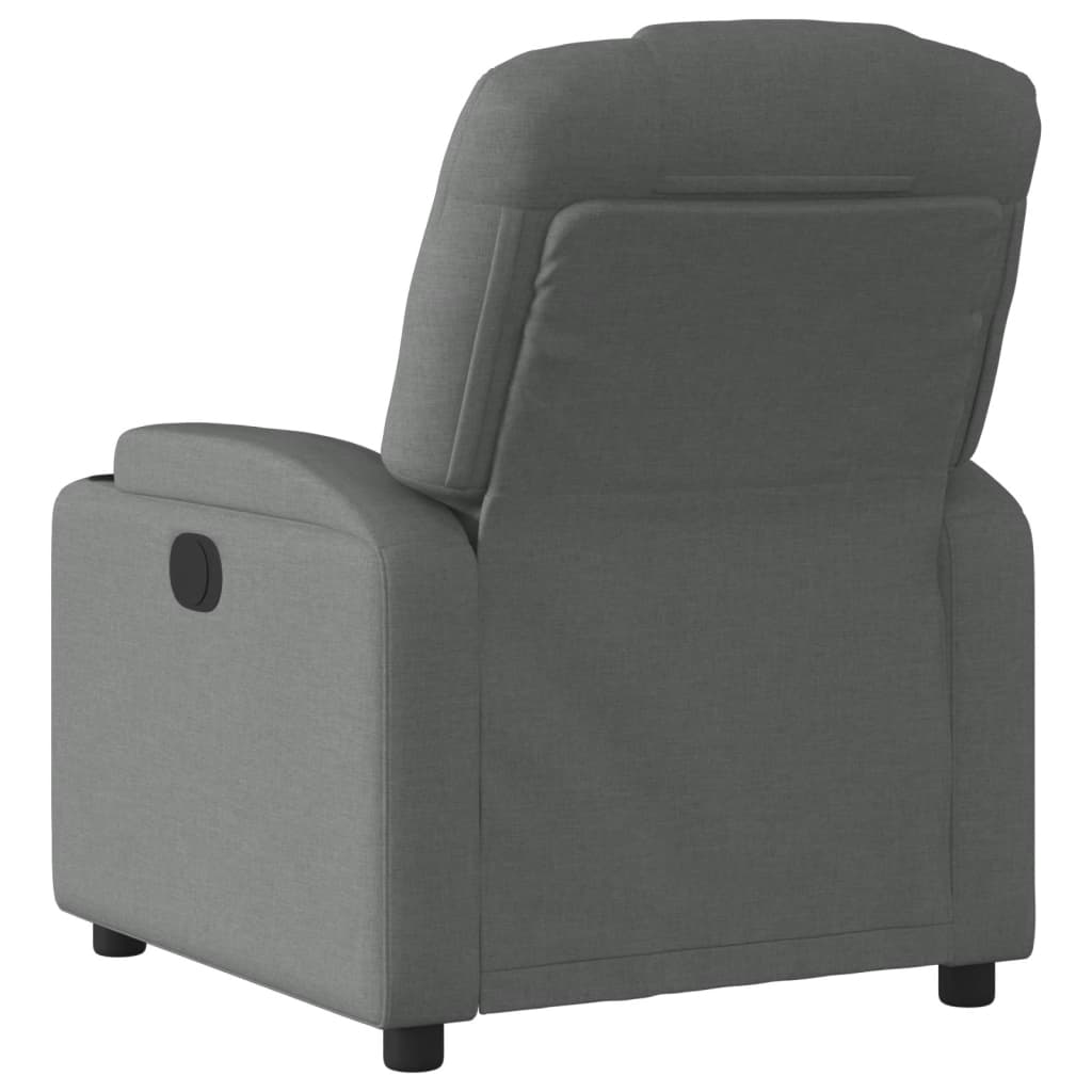 Fauteuil inclinable en tissu gris foncé - XIOS