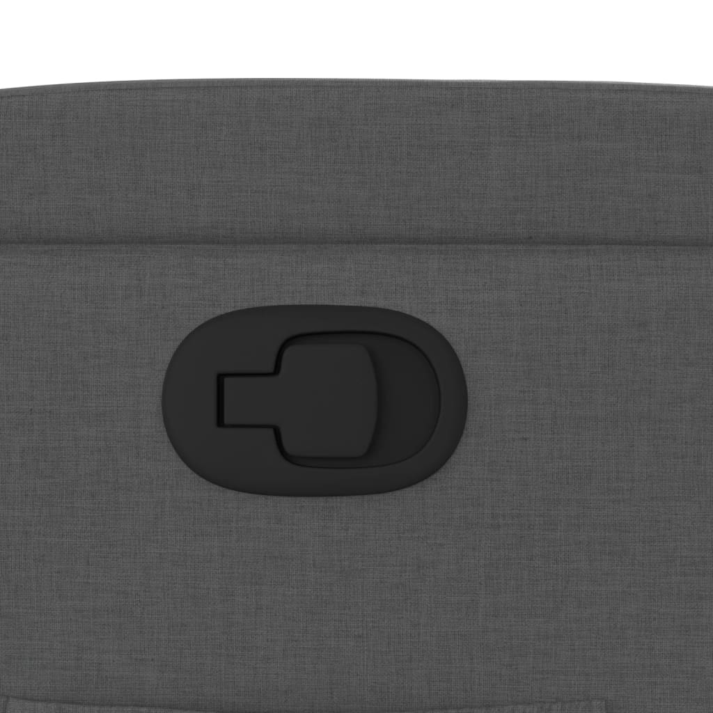 Fauteuil inclinable en tissu gris foncé - XIOS