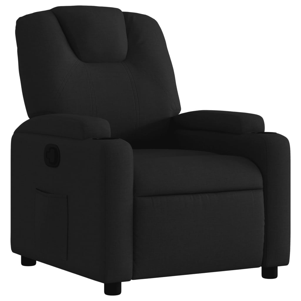 Fauteuil inclinable en tissu noir - XIOS