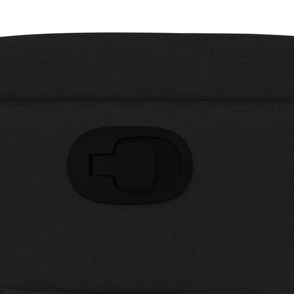 Fauteuil inclinable en tissu noir - XIOS