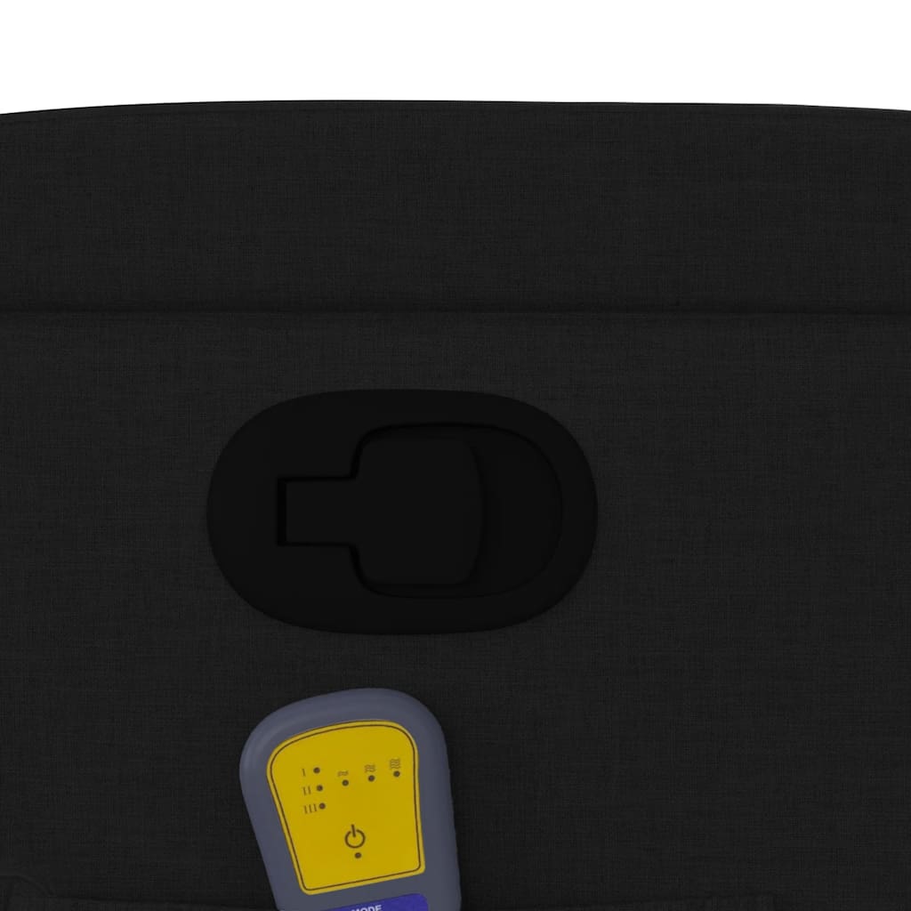 Fauteuil inclinable de massage en tissu noir - XIOS