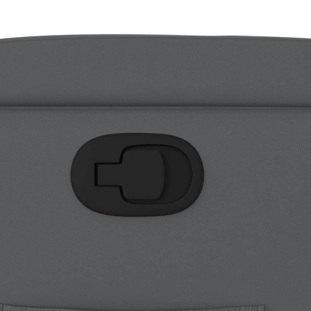 Fauteuil inclinable gris similicuir - XIOS