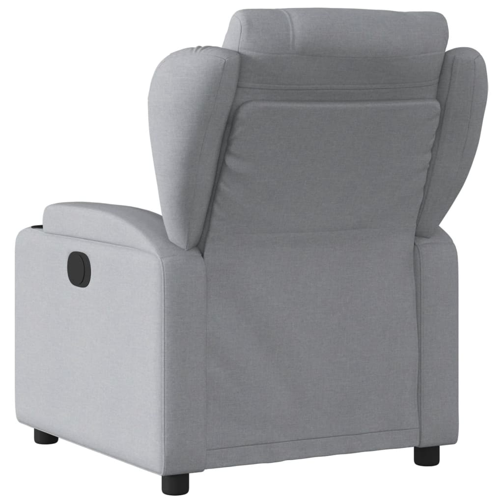 Fauteuil inclinable en tissu gris clair - XIOS