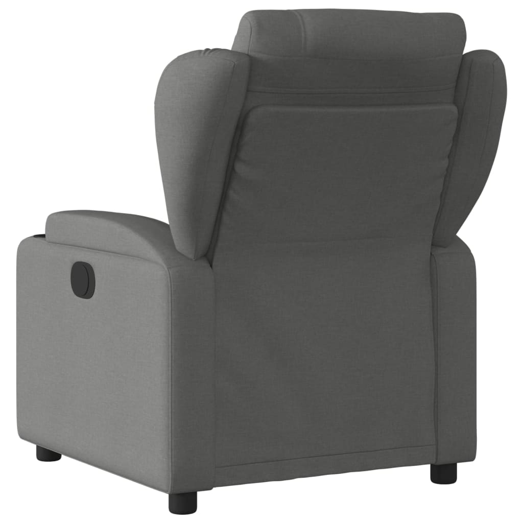 Fauteuil inclinable en tissu gris foncé - XIOS
