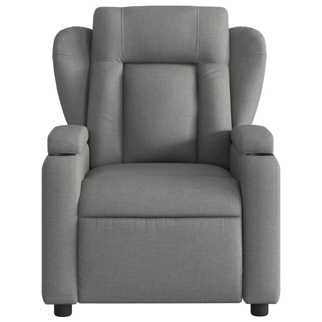 Fauteuil inclinable en tissu gris foncé - XIOS