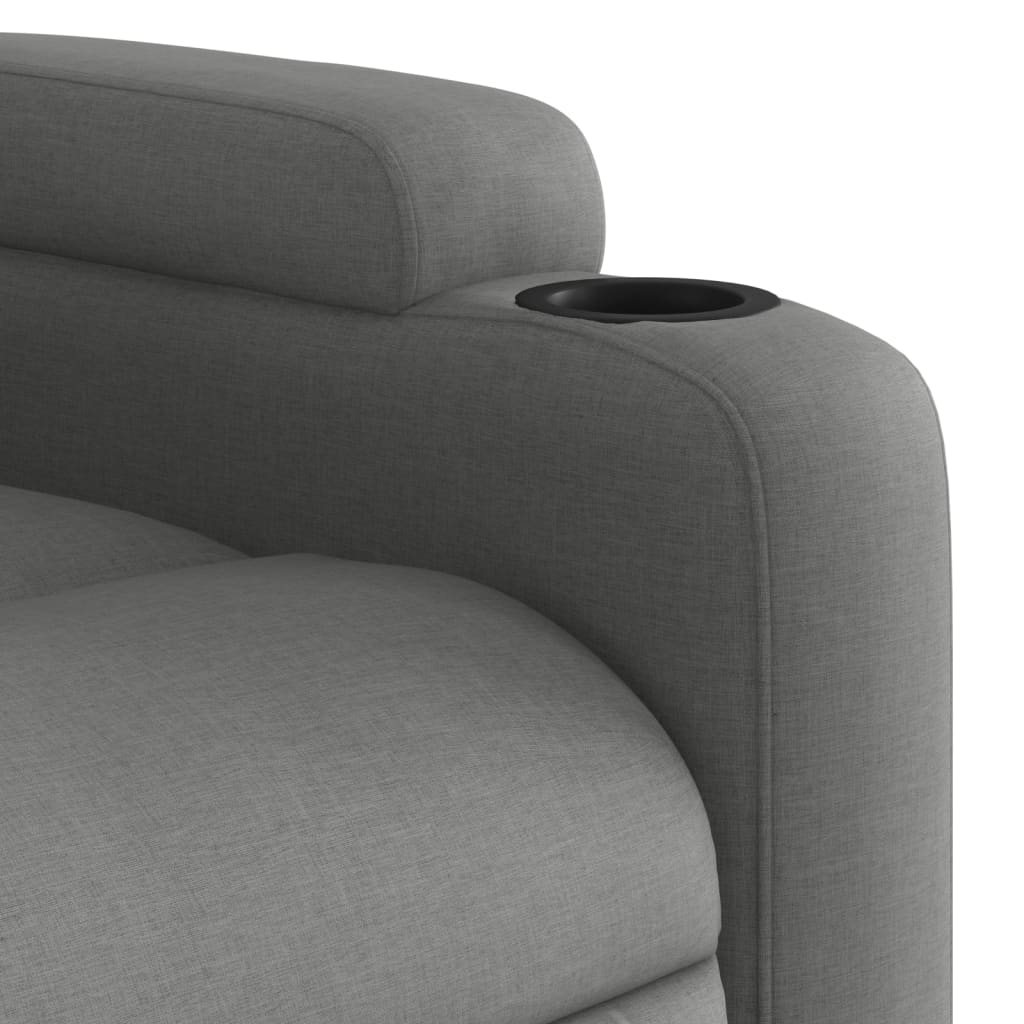 Fauteuil inclinable en tissu gris foncé - XIOS
