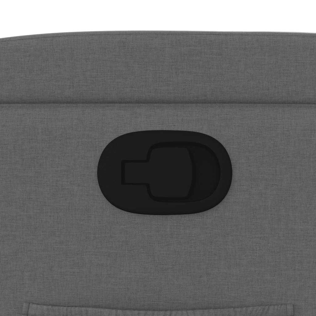 Fauteuil inclinable en tissu gris foncé - XIOS