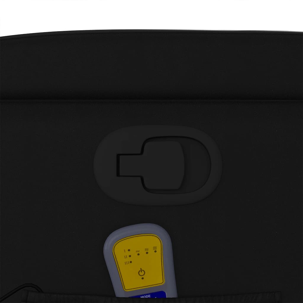 Fauteuil de massage inclinable noir similicuir - XIOS