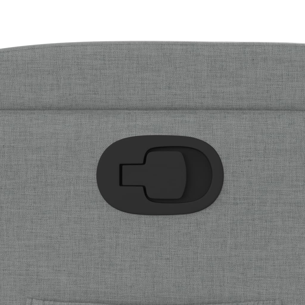 Fauteuil inclinable en tissu gris clair - XIOS