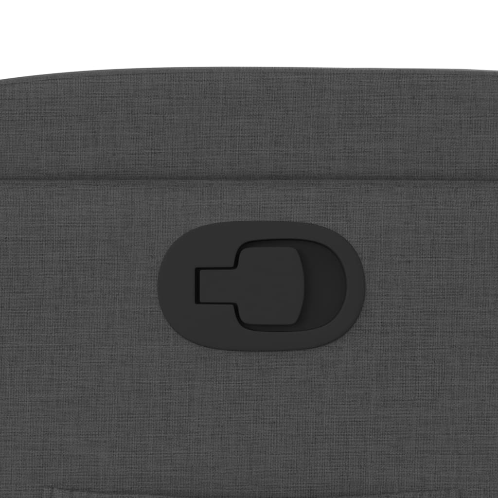 Fauteuil inclinable en tissu gris foncé - XIOS