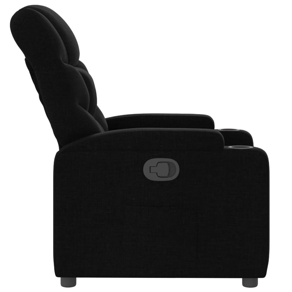 Fauteuil inclinable en tissu noir - XIOS