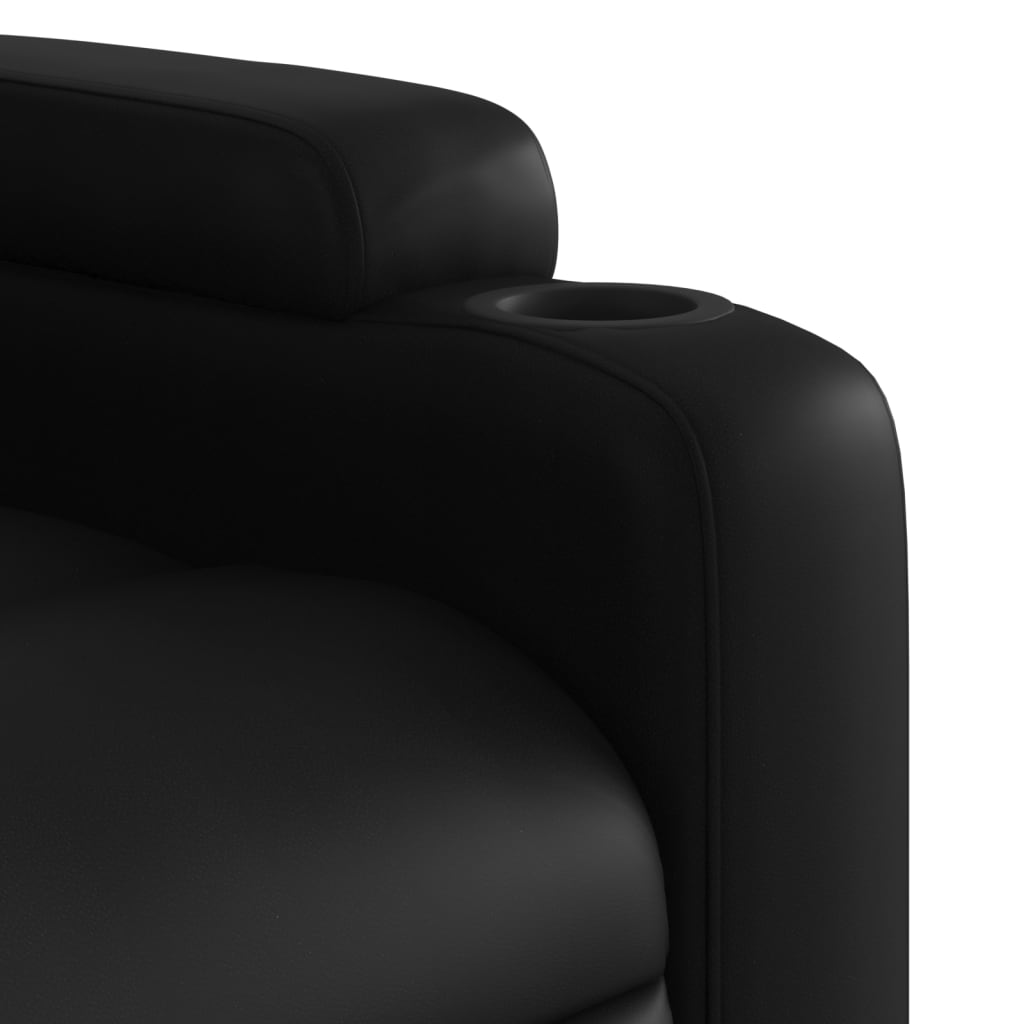 Fauteuil de massage inclinable noir similicuir - XIOS