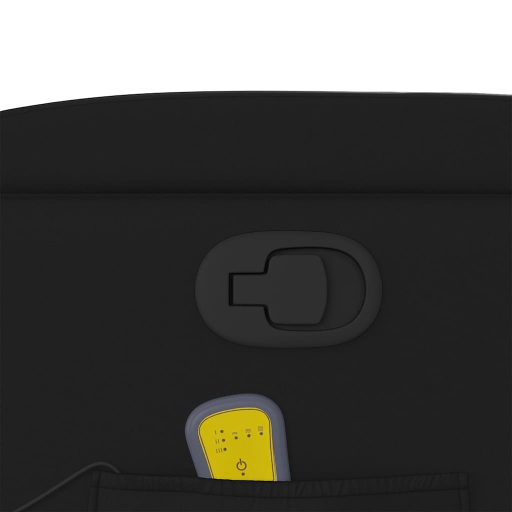 Fauteuil de massage inclinable noir similicuir - XIOS