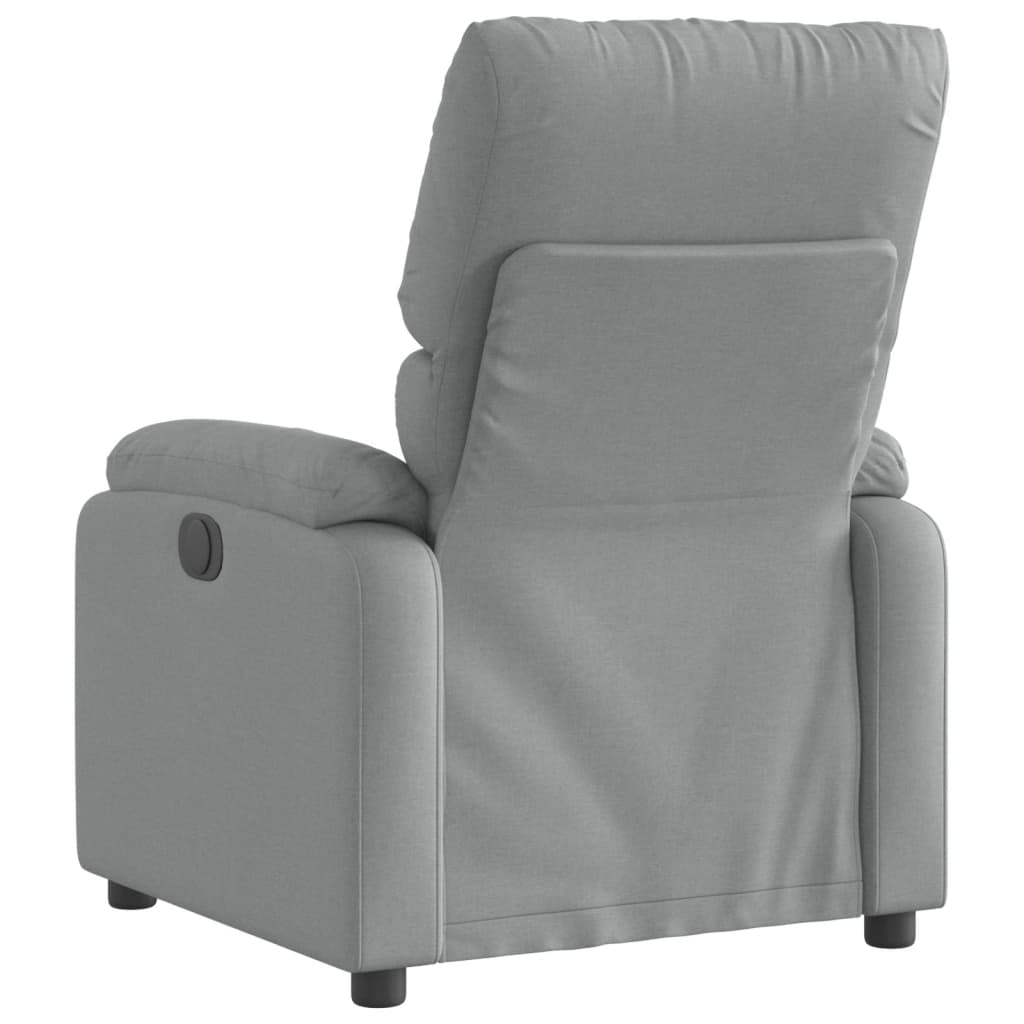 Fauteuil inclinable en tissu gris clair - XIOS