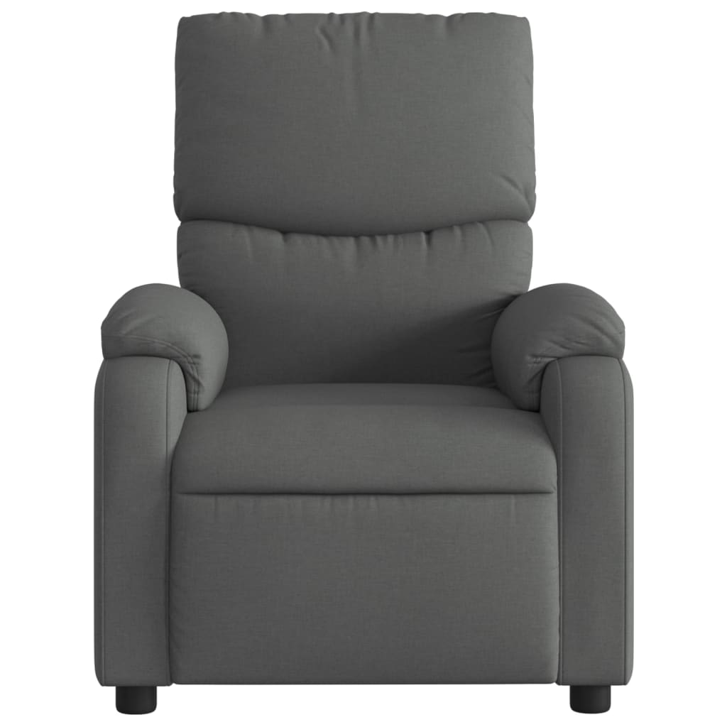 Fauteuil inclinable en tissu gris foncé - XIOS