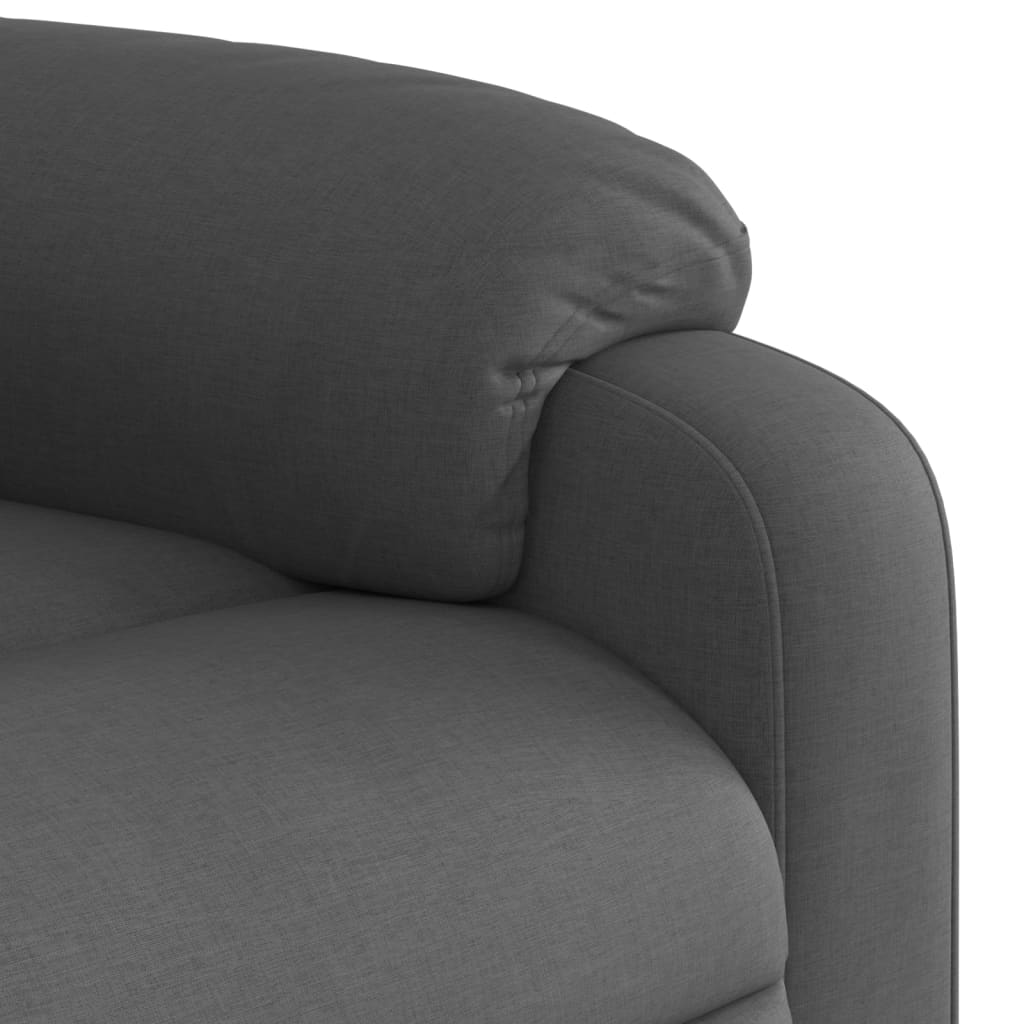 Fauteuil inclinable en tissu gris foncé - XIOS