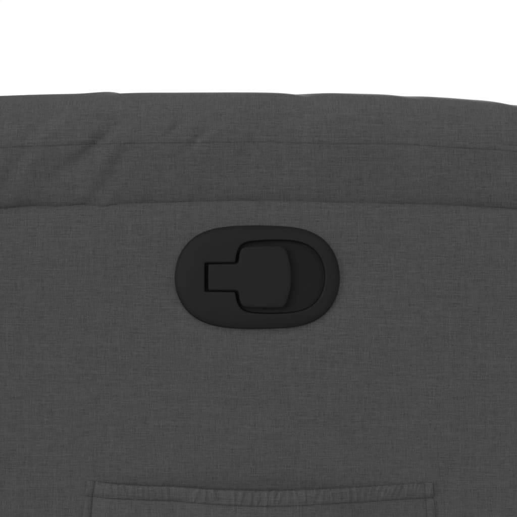 Fauteuil inclinable en tissu gris foncé - XIOS