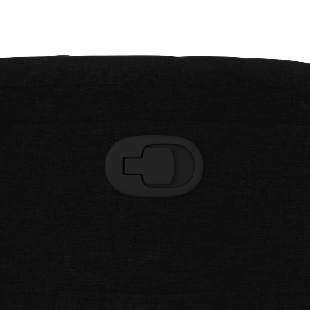 Fauteuil inclinable en tissu noir - XIOS