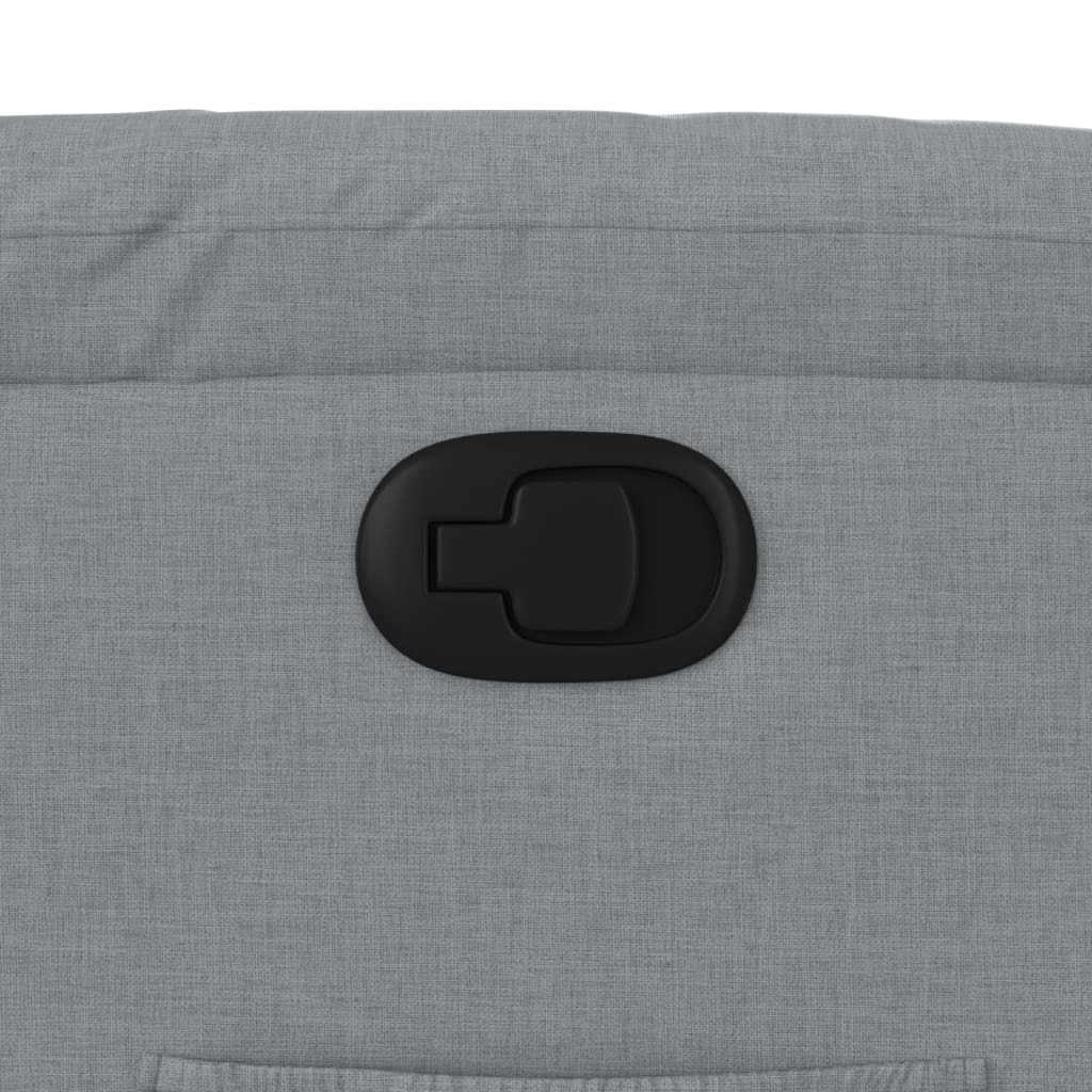 Fauteuil inclinable en tissu gris clair - XIOS