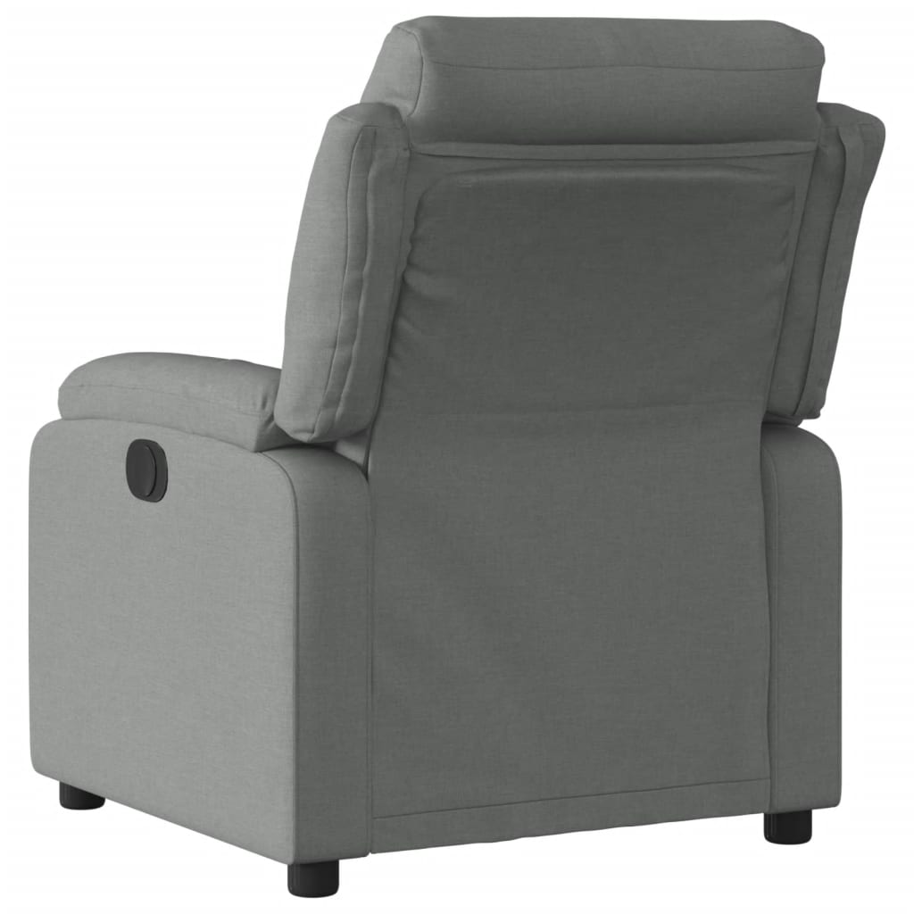 Fauteuil inclinable en tissu gris foncé - XIOS