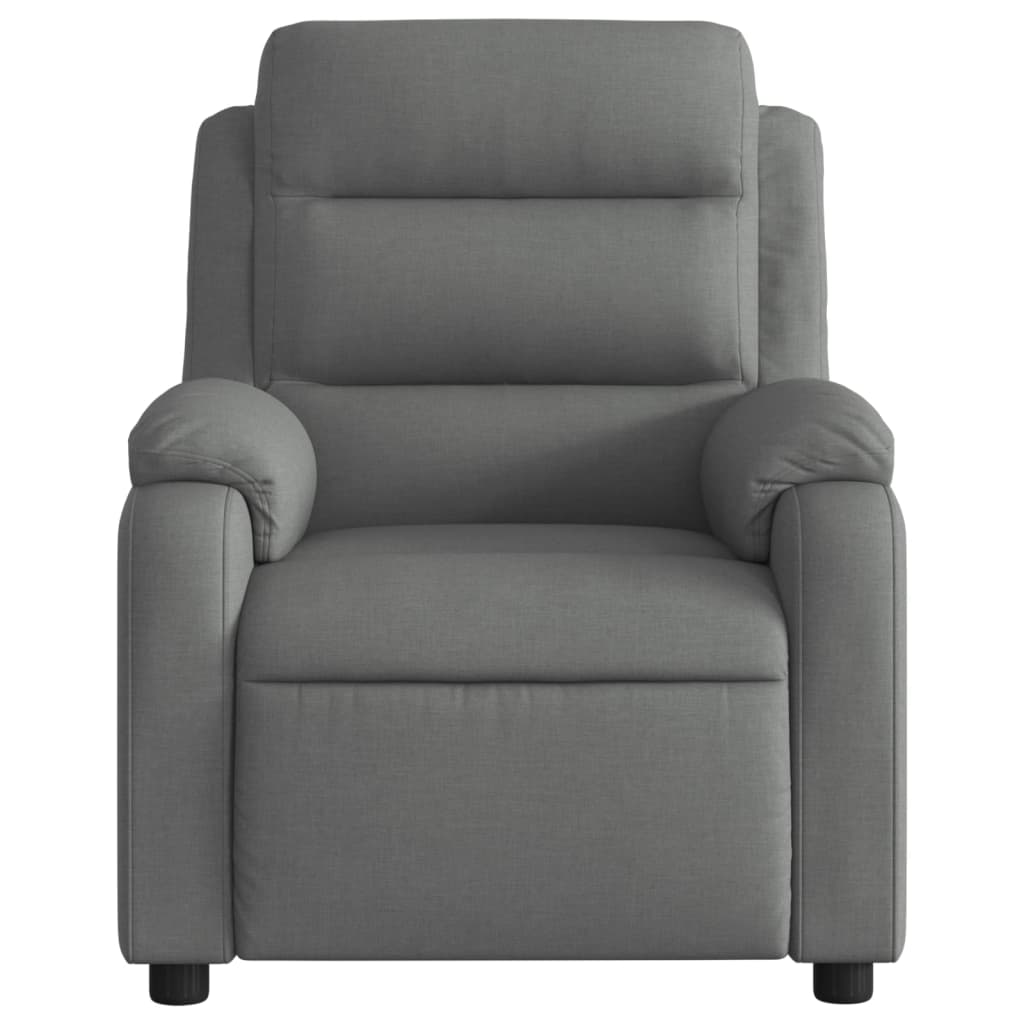 Fauteuil inclinable en tissu gris foncé - XIOS