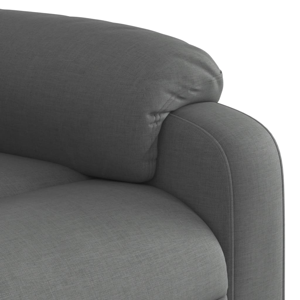 Fauteuil inclinable en tissu gris foncé - XIOS