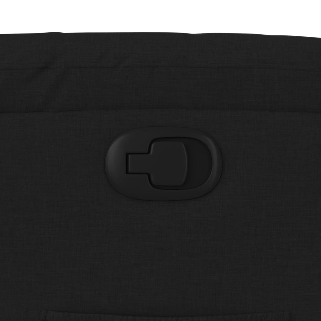 Fauteuil inclinable en tissu noir - XIOS