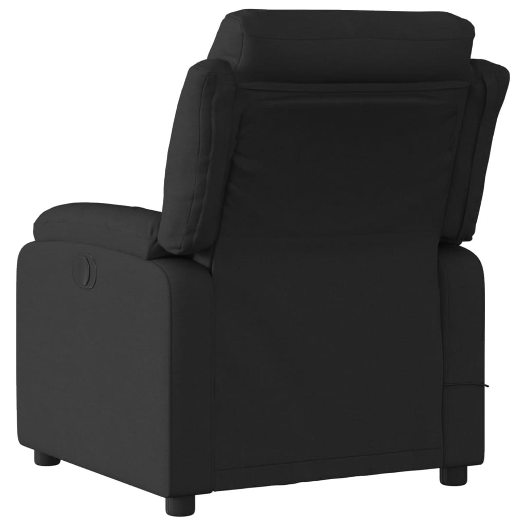 Fauteuil de massage inclinable noir tissu - XIOS