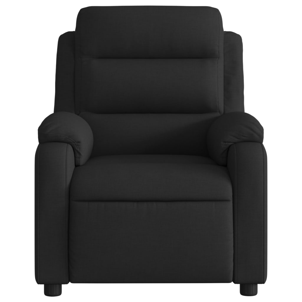 Fauteuil de massage inclinable noir tissu - XIOS