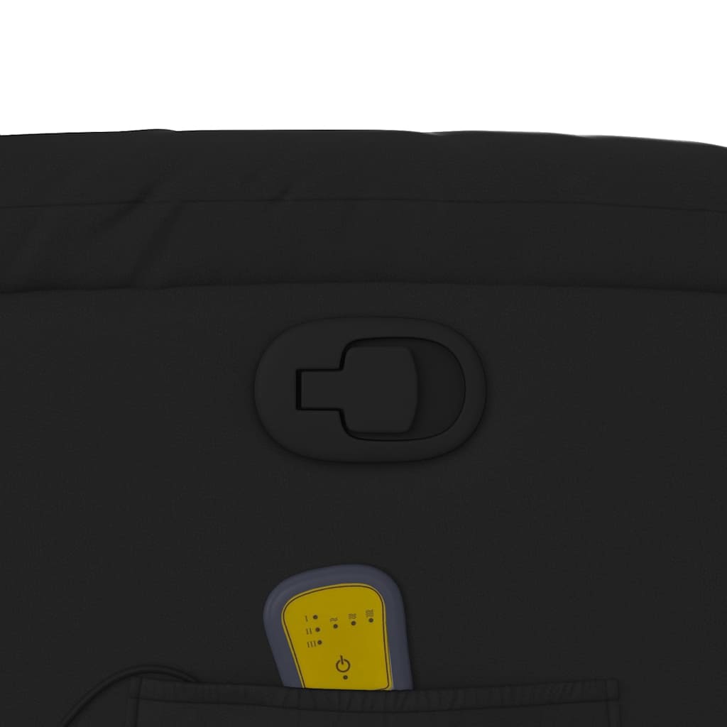 Fauteuil de massage inclinable noir similicuir - XIOS