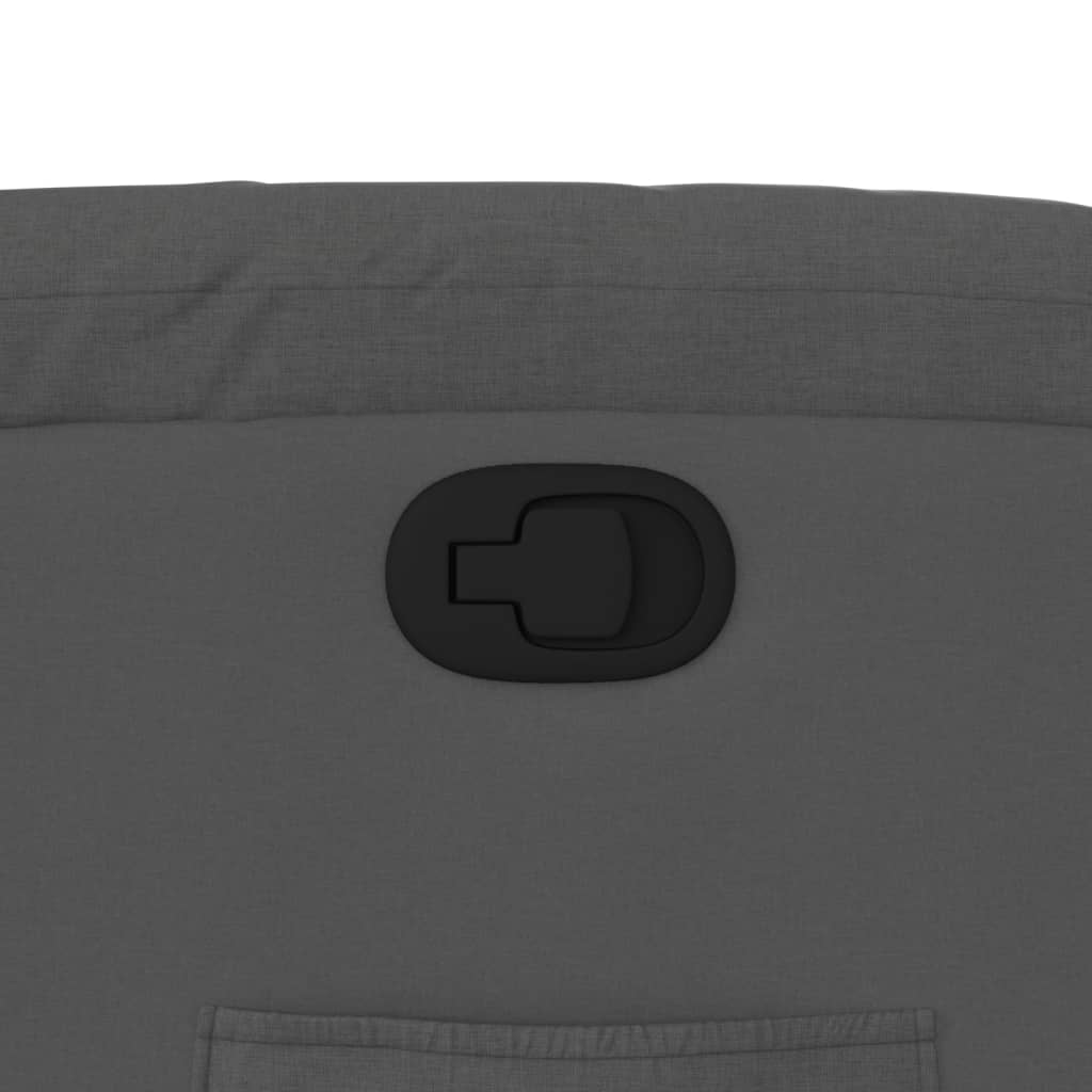 Fauteuil inclinable en tissu gris foncé - XIOS