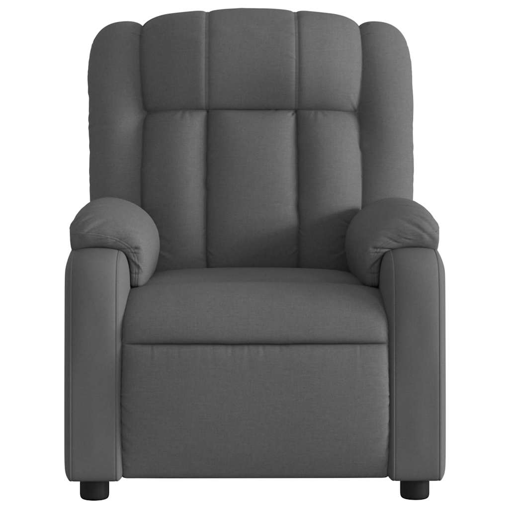 Fauteuil de massage inclinable gris foncé tissu - XIOS