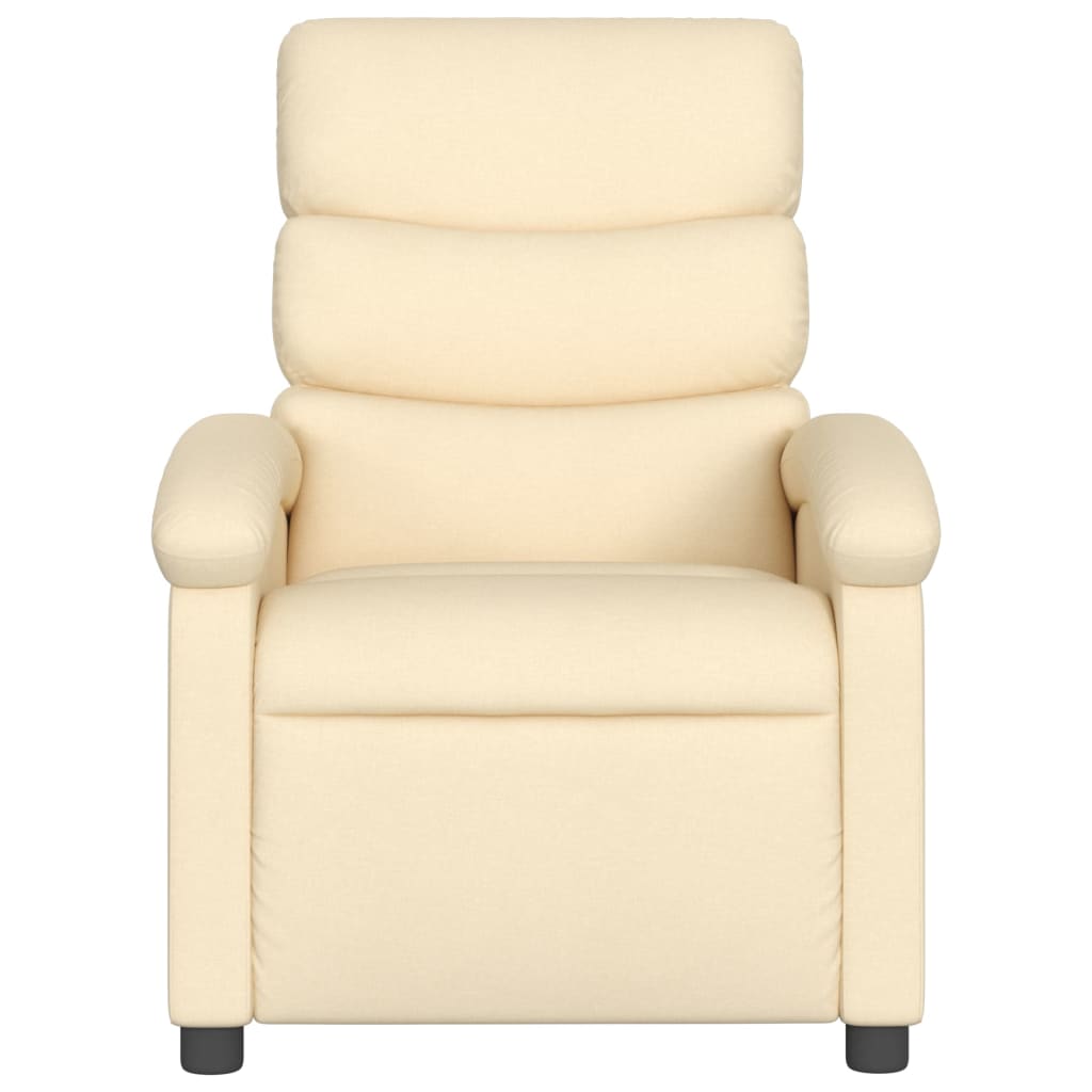 Fauteuil inclinable crème tissu - XIOS