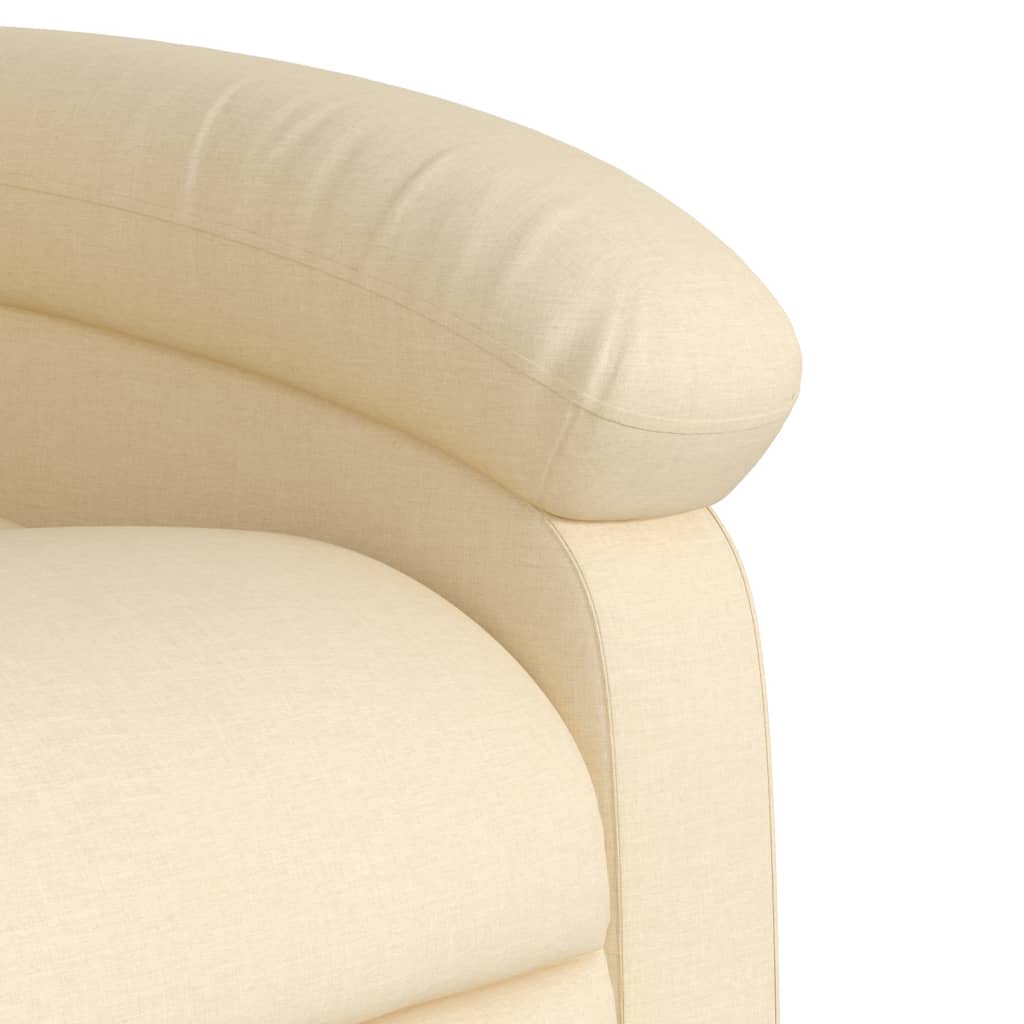 Fauteuil inclinable crème tissu - XIOS