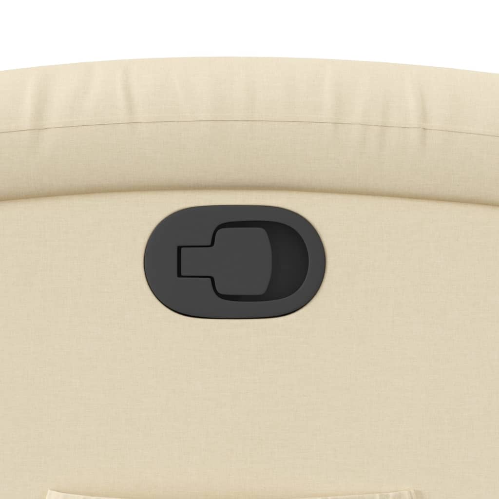 Fauteuil inclinable crème tissu - XIOS