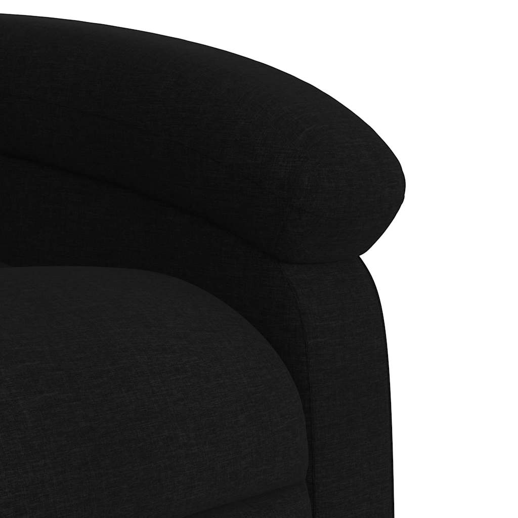 Fauteuil inclinable de massage noir tissu - XIOS