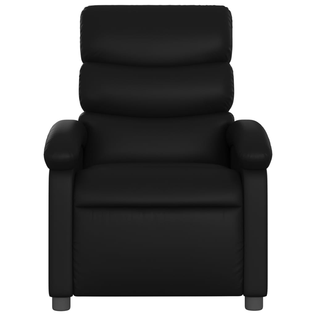 Fauteuil inclinable noir similicuir - XIOS