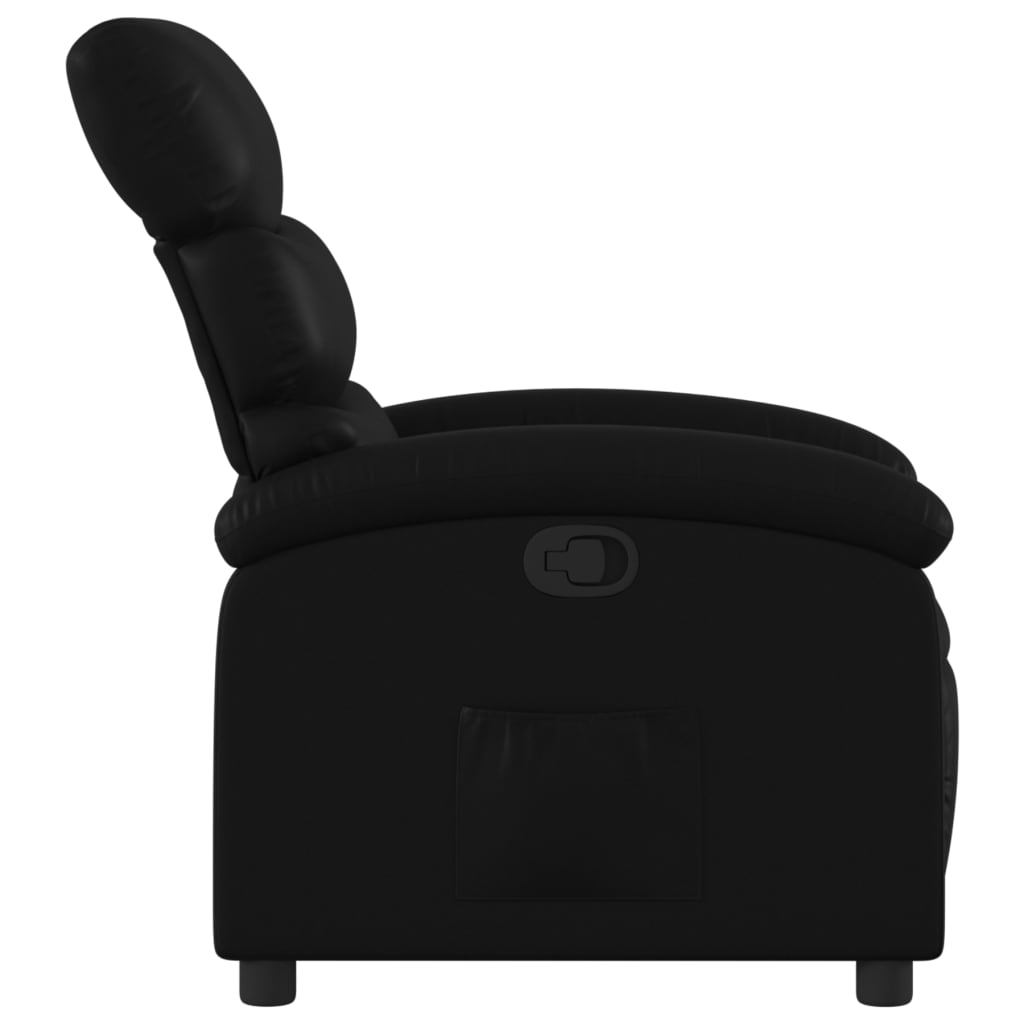 Fauteuil inclinable noir similicuir - XIOS