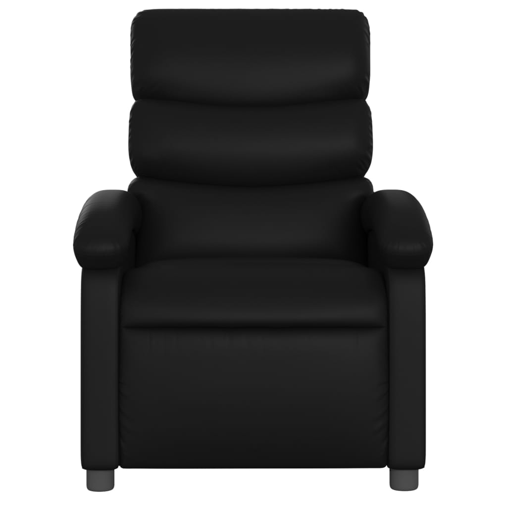 Fauteuil de massage inclinable noir similicuir - XIOS
