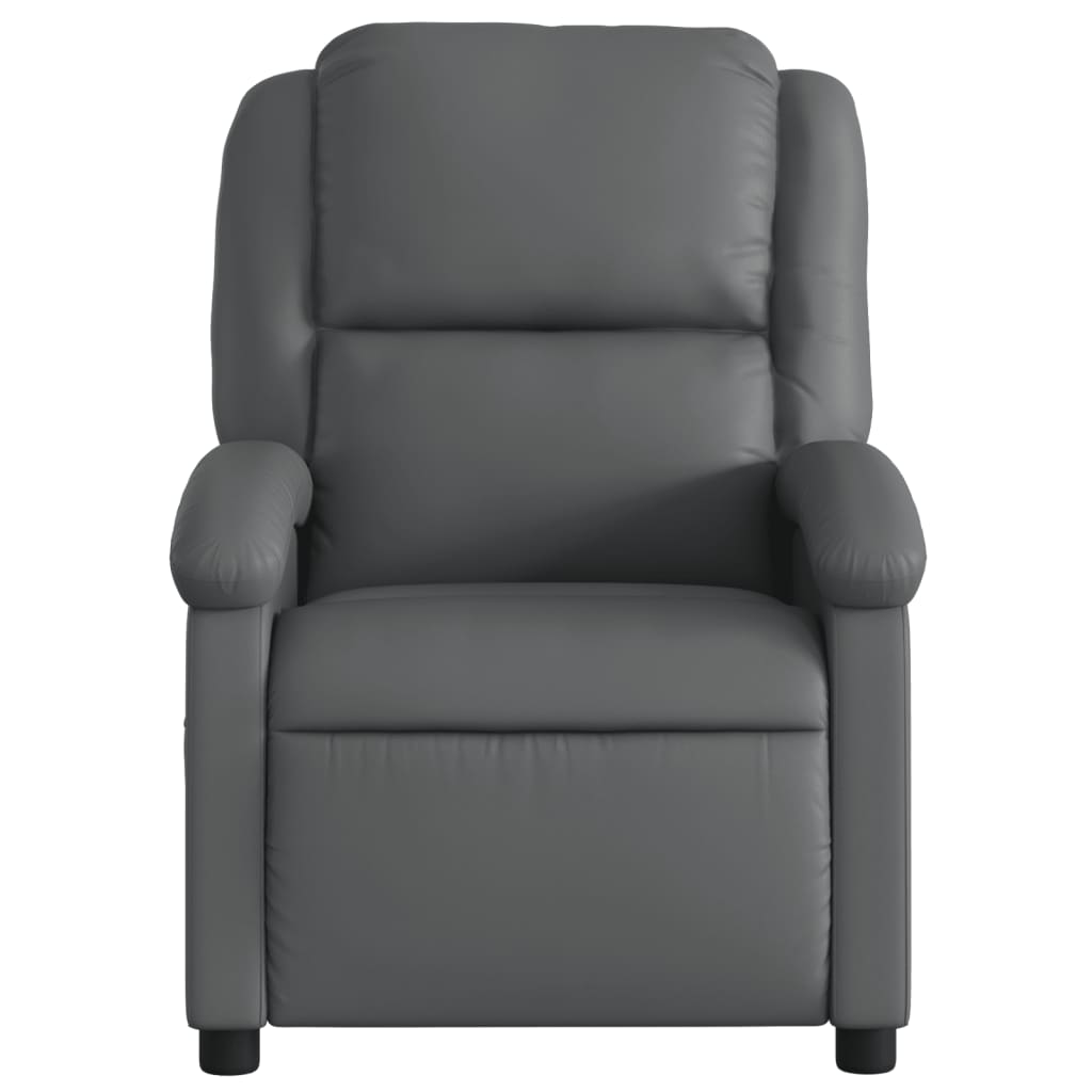 Fauteuil inclinable gris similicuir - XIOS