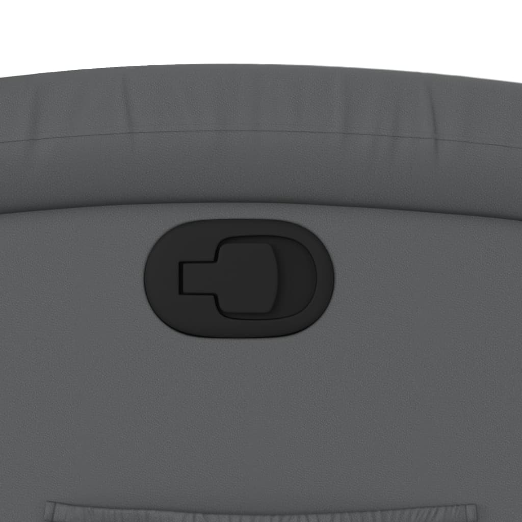 Fauteuil inclinable gris similicuir - XIOS