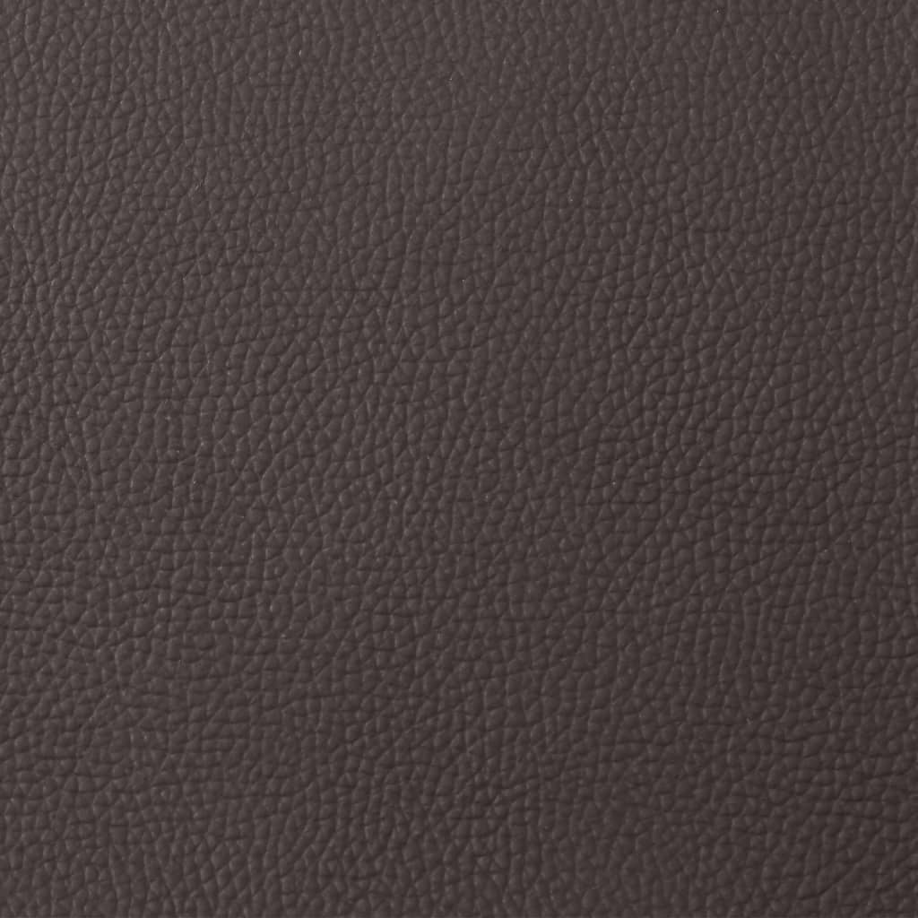 Fauteuil inclinable de massage marron foncé cuir véritable - XIOS