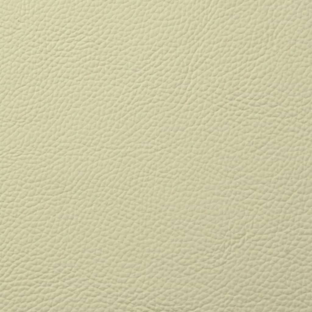 Fauteuil de massage inclinable crème cuir véritable - XIOS