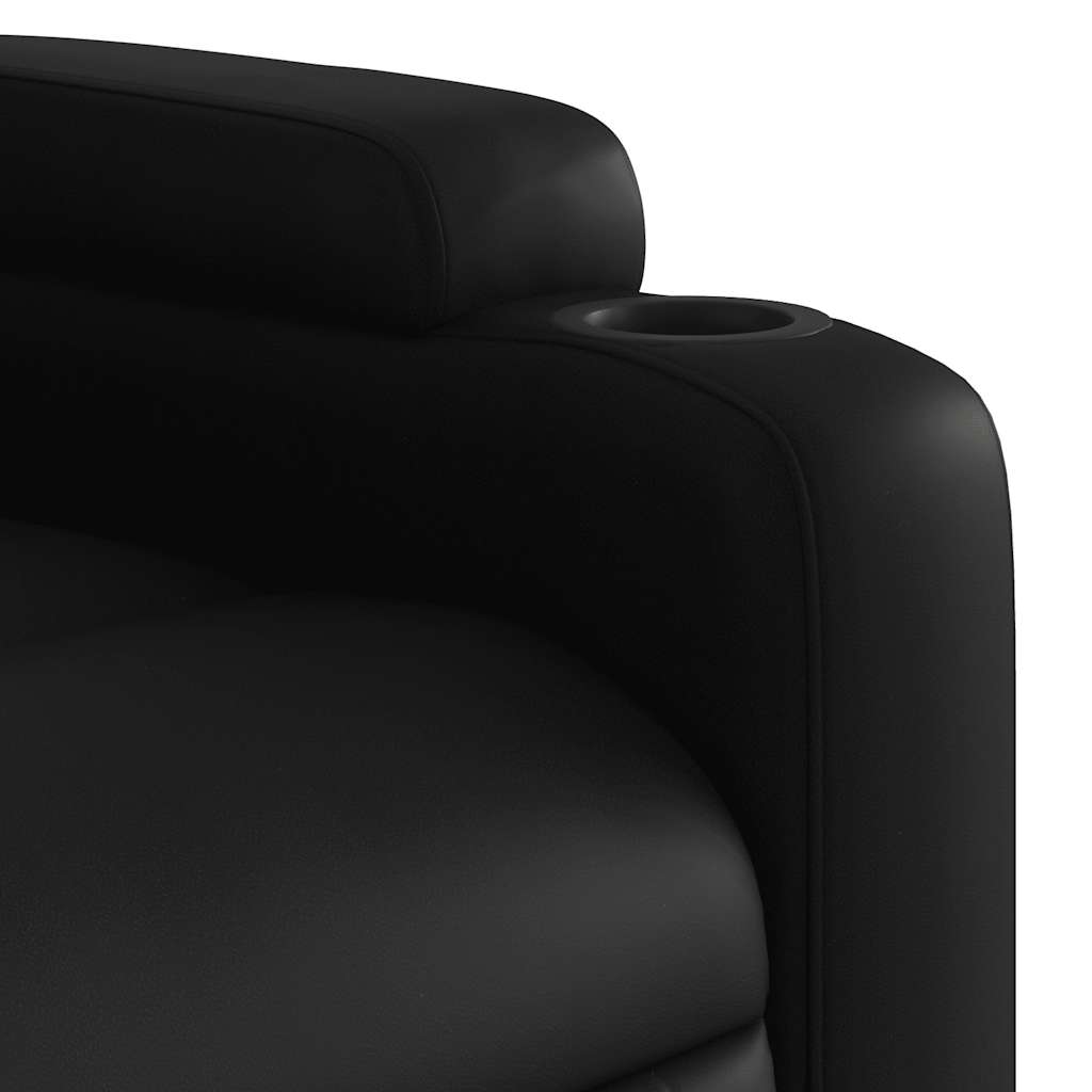 Fauteuil de massage inclinable noir similicuir - XIOS