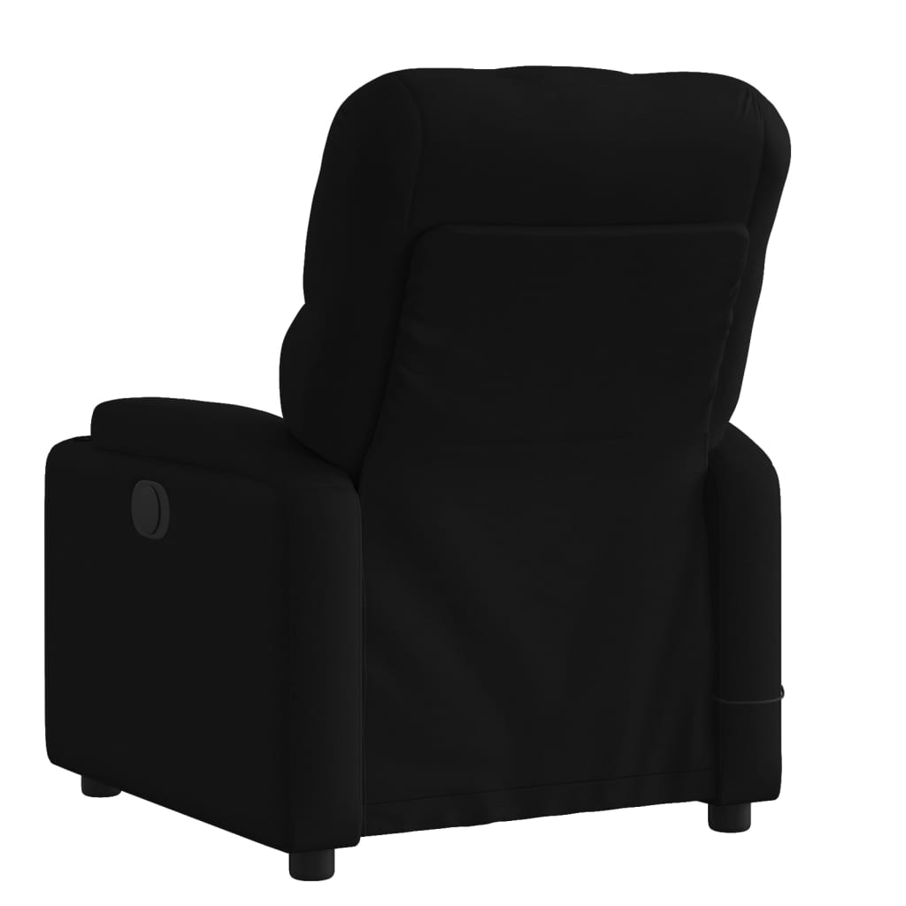 Fauteuil inclinable de massage noir tissu - XIOS