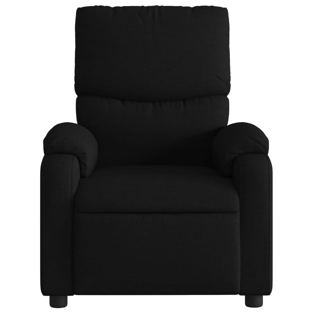Fauteuil inclinable de massage noir tissu - XIOS