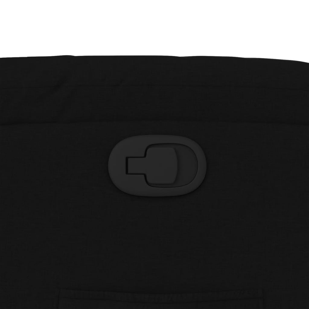 Fauteuil inclinable noir tissu - XIOS