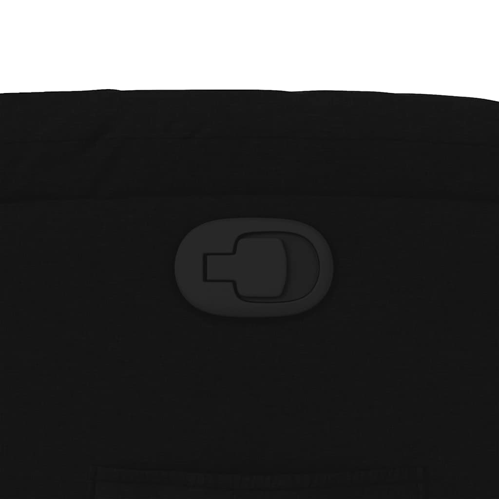 Fauteuil inclinable noir tissu - XIOS